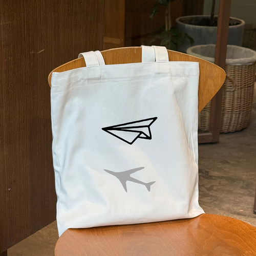 童年的第一架飞机帆布包