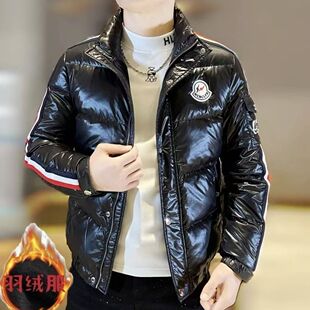 冬装 欧洲站高端轻奢立领白鸭绒羽绒服男修身 保暖抗寒棉衣外套新款