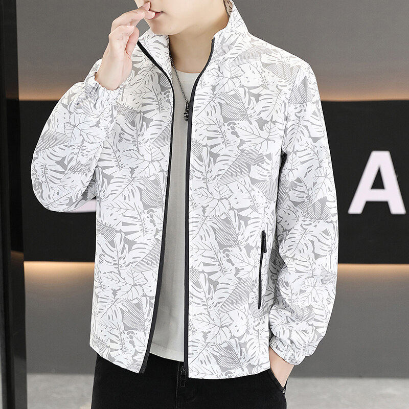 外套男士春秋季2025新款潮流百搭韩版薄款上衣服立领青年男装夹克,男装,夹克,淘宝优惠券,粉丝福利购,淘宝优惠卷