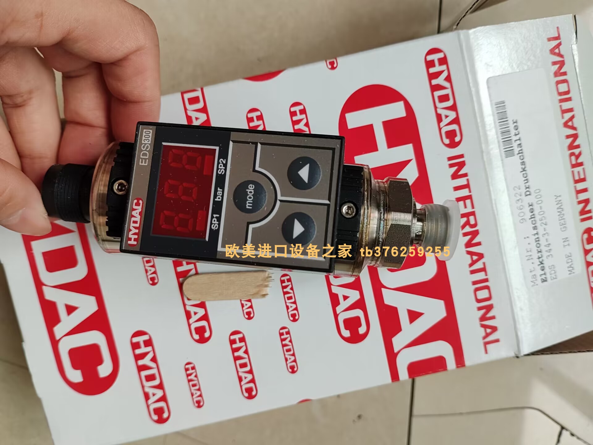 全新原装压力开关SHYDAC温控器