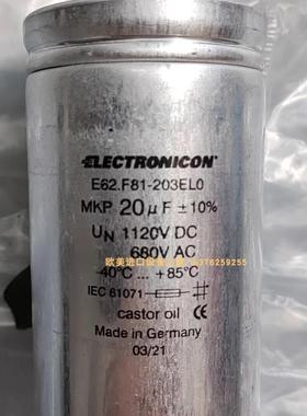 ELECTRONICON E62.F62-471B21 电容MAC 6611A-311-PM-111DA电磁阀