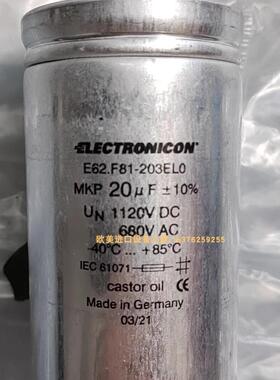 BURKET 00254488电磁阀ELECTRONICON E62.C81-402E10电容