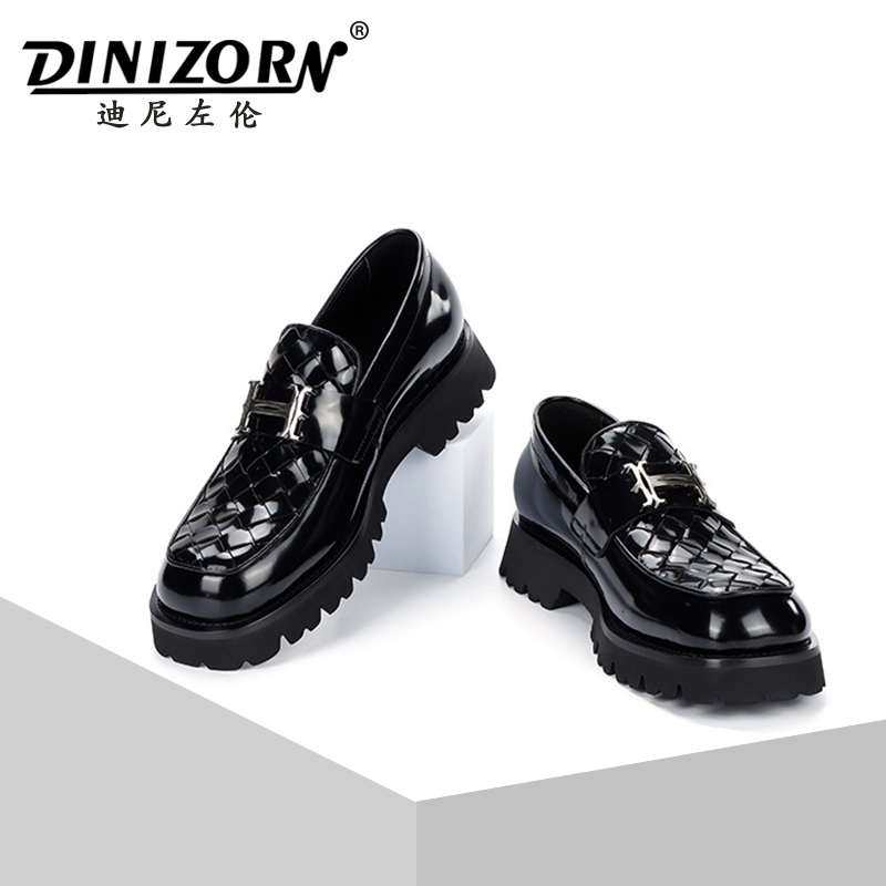 迪尼左伦高档乐福鞋商务休闲