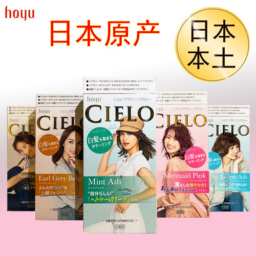 日本hoyu美源宣若染发剂遮白靓丽