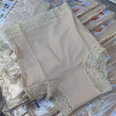 远红外除味高腰纯色薄款 出口余单 日本生理期女内裤 蕾丝边纯棉