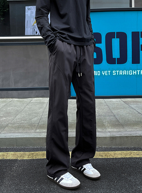 OCW潮牌 美式工装裤男2026秋冬新款青少年宽松直筒休闲加厚长裤子