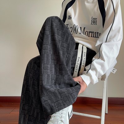 OCW潮牌 美式复古工装裤男2026秋冬新款青少年宽松直筒休闲长裤子