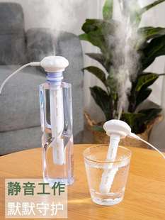 迷你usb车载加湿器矿泉水瓶钻石便携小型补湿器家用桌面补水空气