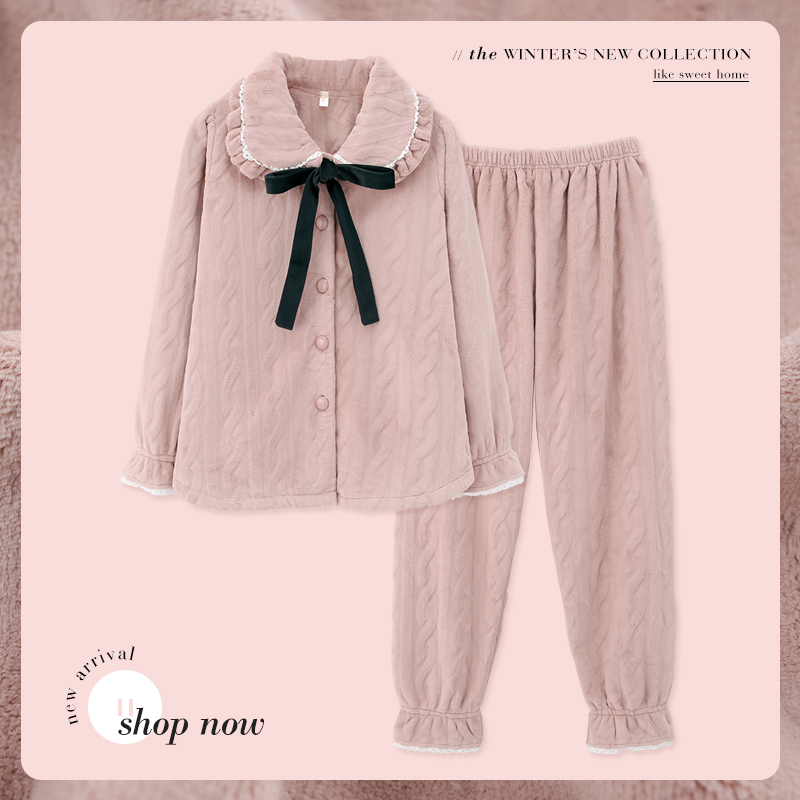 网红太太珊瑚绒2020年新款睡衣