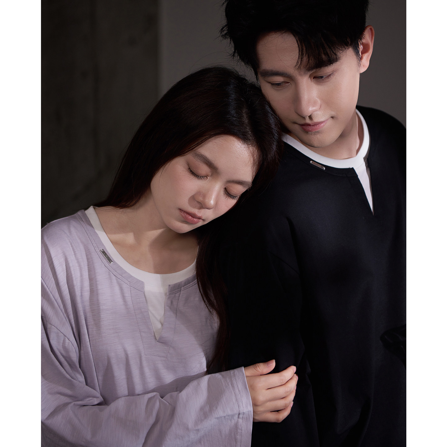 思莉太太情侣家居服女款可外穿纯棉长袖男士时尚洋气情侣春天睡衣