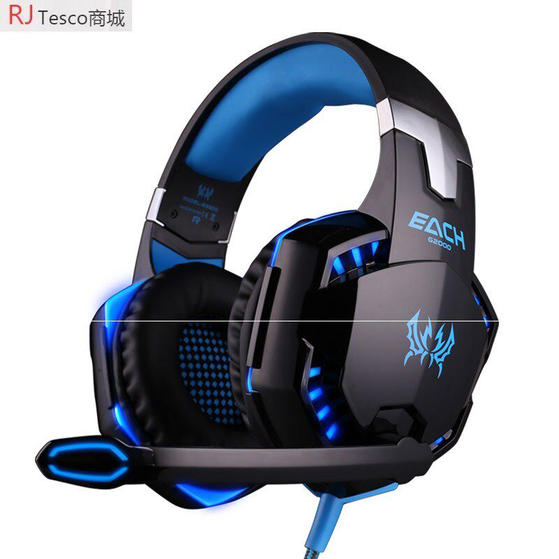 G2000 Over-ear Gaming  Headset Deep Bass with Mic PC Laptop|msdalam kategori Peralatan Audio-visual, alat dengar/alat dengar - dari Buy2taobao.com untuk memberikan perkhidmatan ejen Taobao profesional membeli
