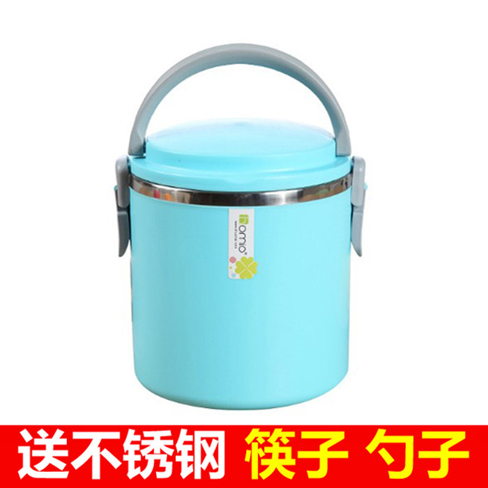 单双层密封小学生防漏保温饭盒