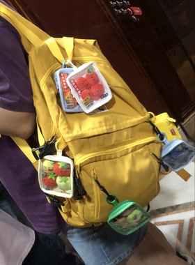 蔬菜拼盘鲜切海鲜托盘毛绒挂件可爱萌男女通用包包挂件有趣小礼物