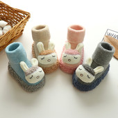 春秋冬季 袜1岁 0新生婴儿地板袜3防滑6软底12个月学步前男女宝宝鞋