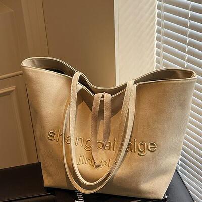 大容量单肩托特包女2025新款