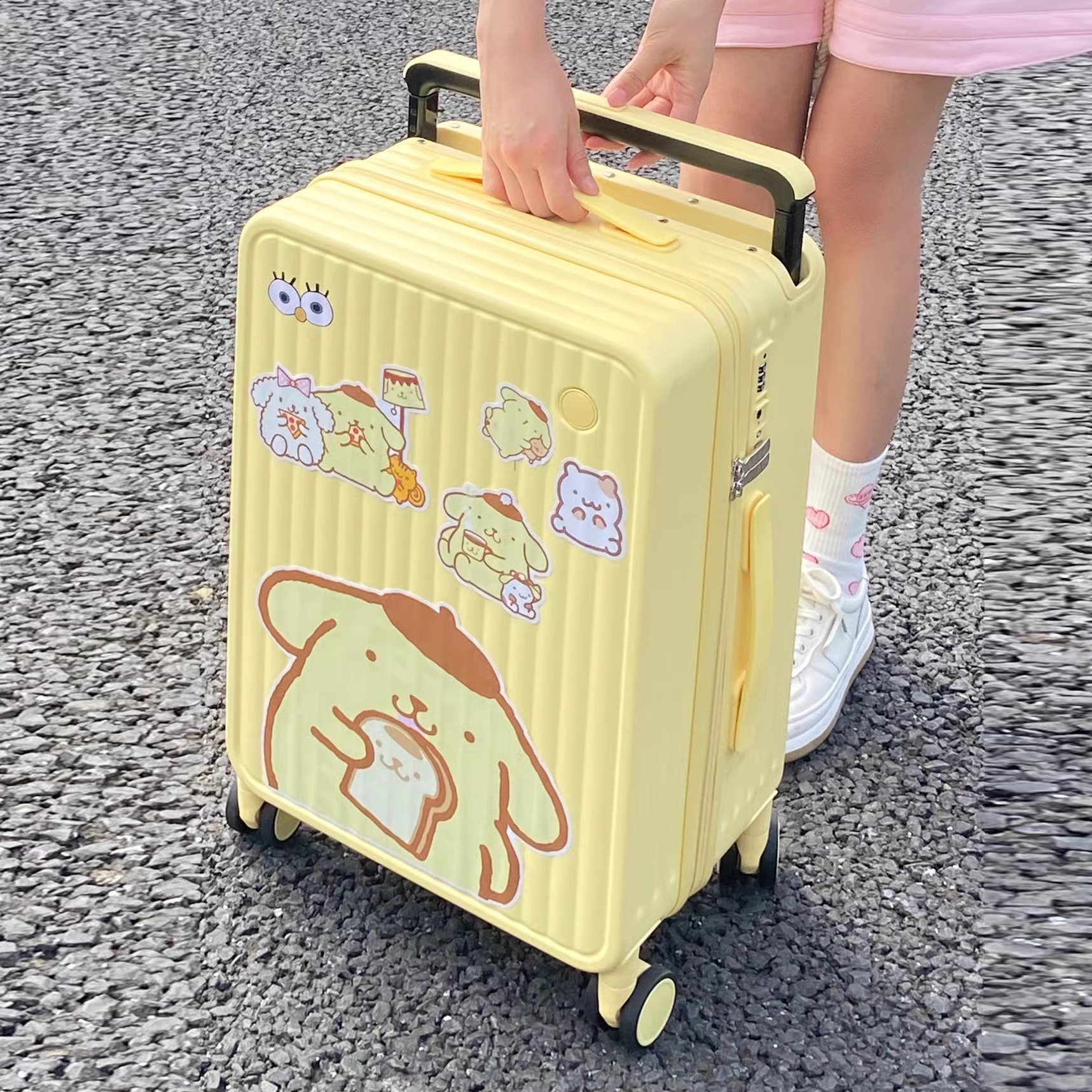 宽拉杆行李箱女学生旅行箱20寸