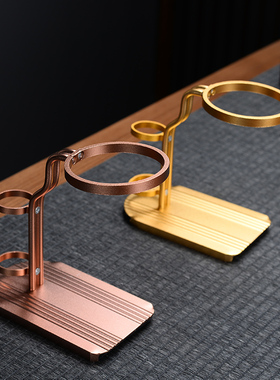 不锈钢懒人创意茶架易泡架茶艺架茶叶茶漏支架功夫茶具茶道配件