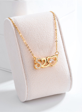 520时尚百搭送女友生日礼物项链