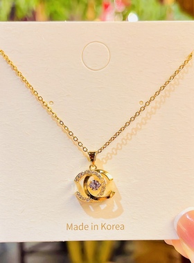 2025年新款网红爆款双c项链高档