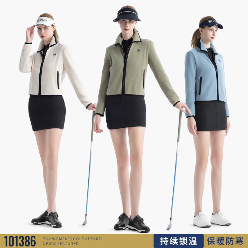 高尔夫服装保暖防寒短款外套女装