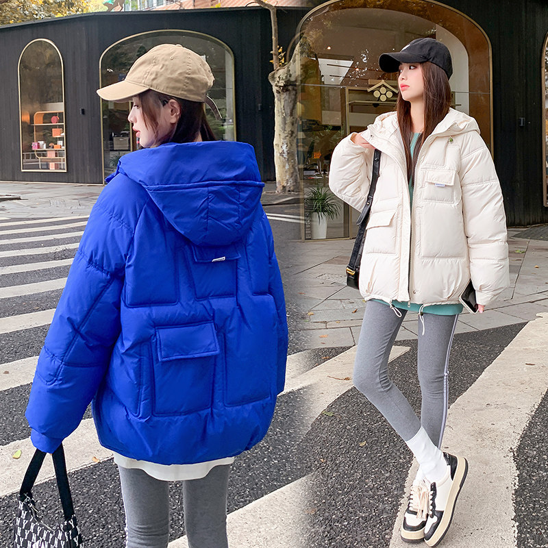 2022新款 冬季短款羽绒棉服女韩版学生ins港风2022新
