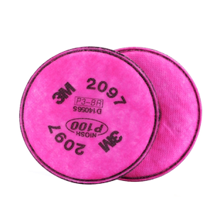 3M过滤棉P100滤芯过滤颗粒物及有机蒸汽异味油漆6200面具滤芯2097