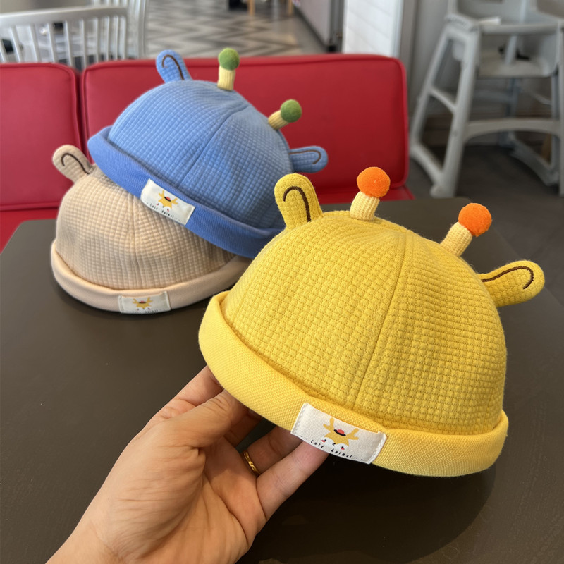 儿童帽子秋冬宝宝瓜皮帽男女童地主帽冬季可爱超萌韩版婴幼儿潮