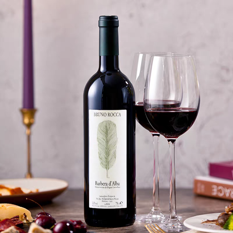 巴贝拉教科书 名庄口粮 意大利羽毛庄布鲁诺罗卡阿尔巴巴贝拉干红