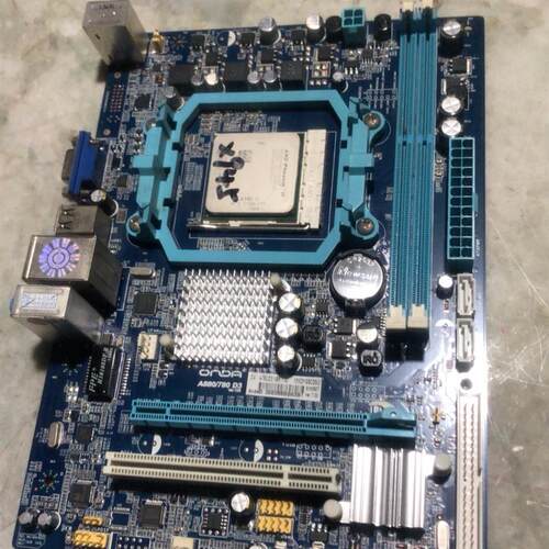 议价 昂达A78CD3 AMD AM3全集成主板+X4 945 C
