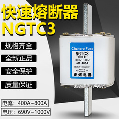 快熔熔芯NGTC3 380V 500V 660V 690V 800V 1000V 630A快速熔断器
