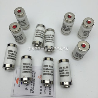 RO26/RL8B-63熔断器R026-2A/4A/5A/6A/10A/16A螺旋体熔芯400V/D01