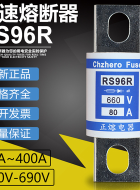 RS96R 660V 60A 80A 100A 150A 170A 200A 250A 300A快速熔断器