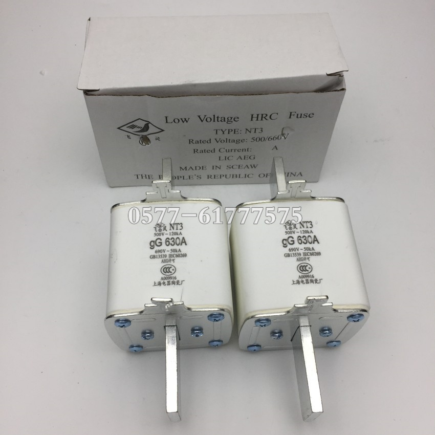 RT16-3/NT3-425A/500A/630A熔断器660V/50KA底座/熔芯500V/120KA