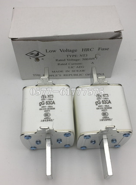 RT16-3/NT3-425A/500A/630A熔断器660V/50KA底座/熔芯500V/120KA