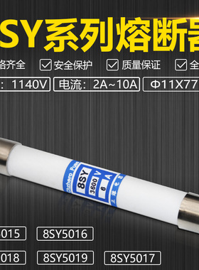 熔断器8SY5018 8A  8SY5019 10A 1140V-3600V φ11*77mm保险丝