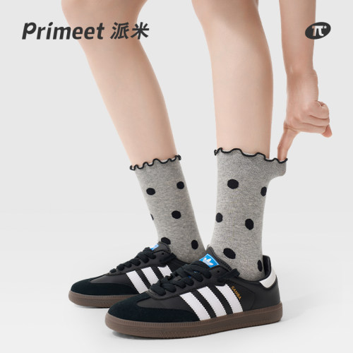 Primeet派米女精梳棉中筒袜