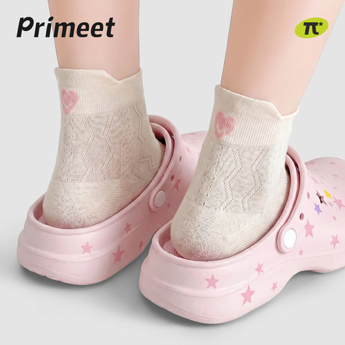 派米芭蕾风网眼透气短袜夏薄款女