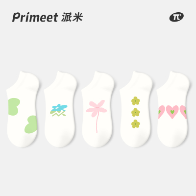 PRIMEET/派米春夏女日系可爱短袜