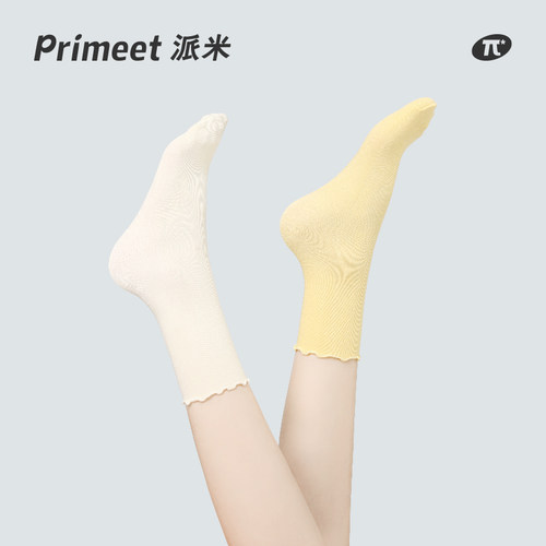 PRIMEET/派米女凉鞋花边中筒袜