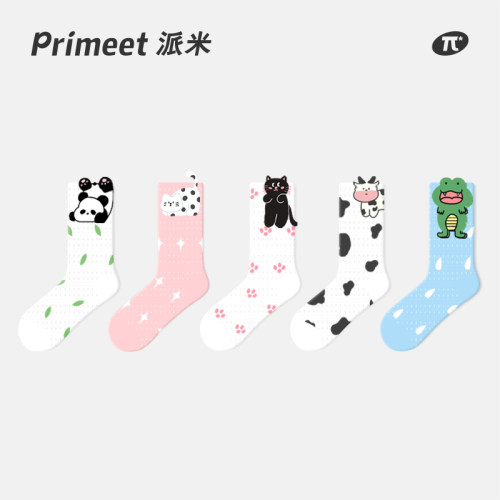 PRIMEET/派米女中筒袜网眼