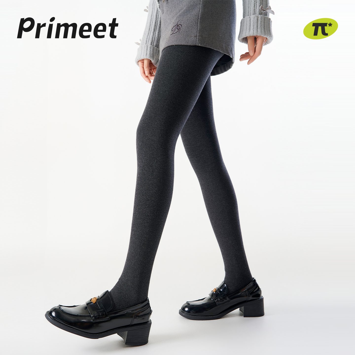 派米灰色打底裤女秋冬款加厚保暖显瘦防滑不易掉档冬季时尚连裤袜 - 封面