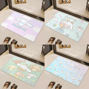 Cinnamoroll 大耳狗玉桂狗地垫浴室卧室阳台洗手间门口短绒防滑垫