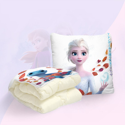 冰雪奇缘2抱枕被学生午睡小被子