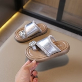 Тапочки, летняя детская пляжная пляжная обувь, слайдеры, сланцы, в цветочек