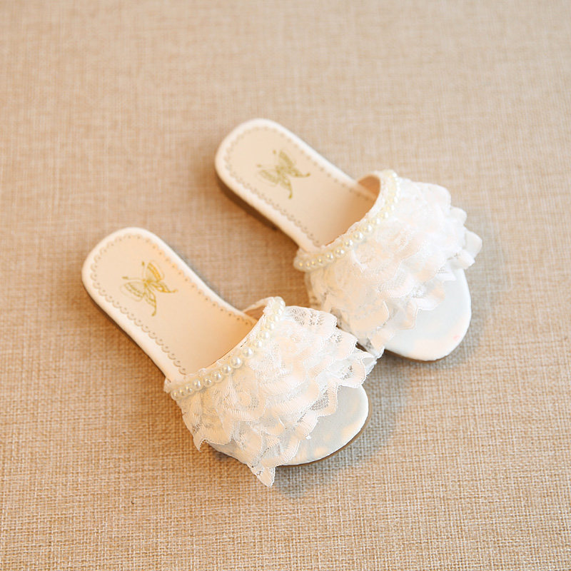 Pantoufles enfants en autre pour été - semelle caoutchouc antidérapant - Ref 986292 Image 3