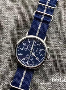 现货 天美时TIMEX Weekender系列 蓝色表盘 TW2T73800