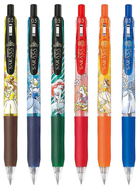 日本ZEBRA斑马JJ29-DSP彩色香味水笔按动中性笔迪斯尼限定款0.5mm