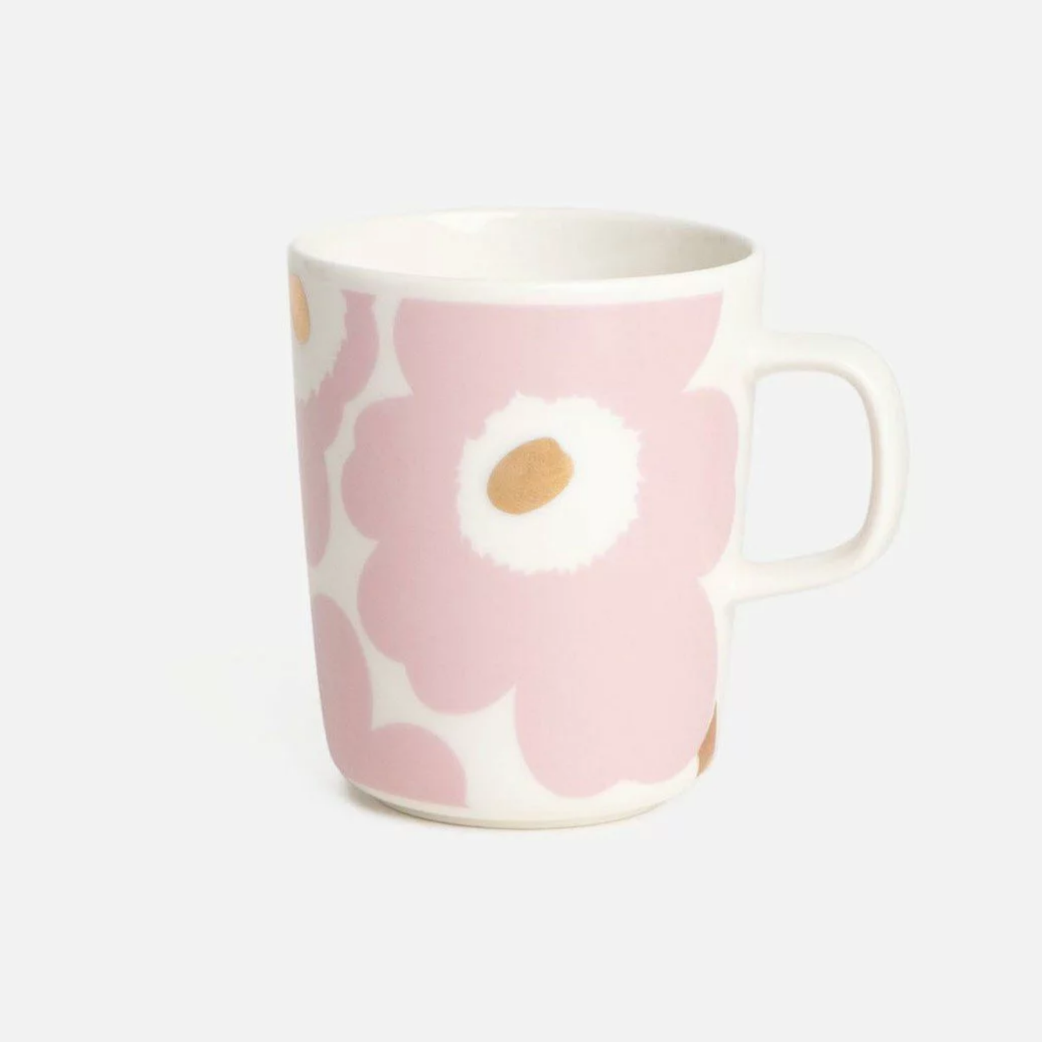 Marimekko Unikko日本限定 粉金马克杯碗