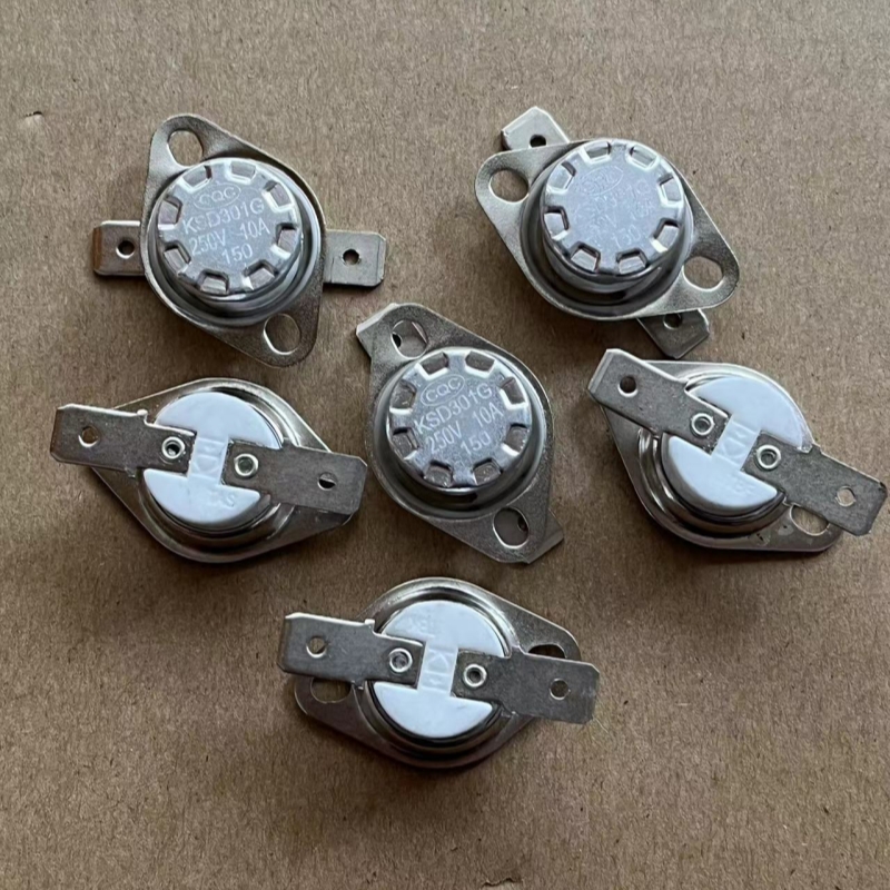 陶瓷温控开关150度 KSD301G 常闭 温度开关10A250V 温度控制器