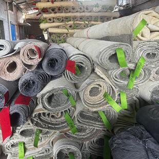 二手旧地毯加厚地毯酒店撤回各种厚度地毯防火阻燃耐磨自由裁剪